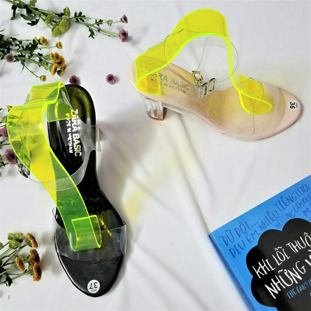 sandal quai trong 8 phân
