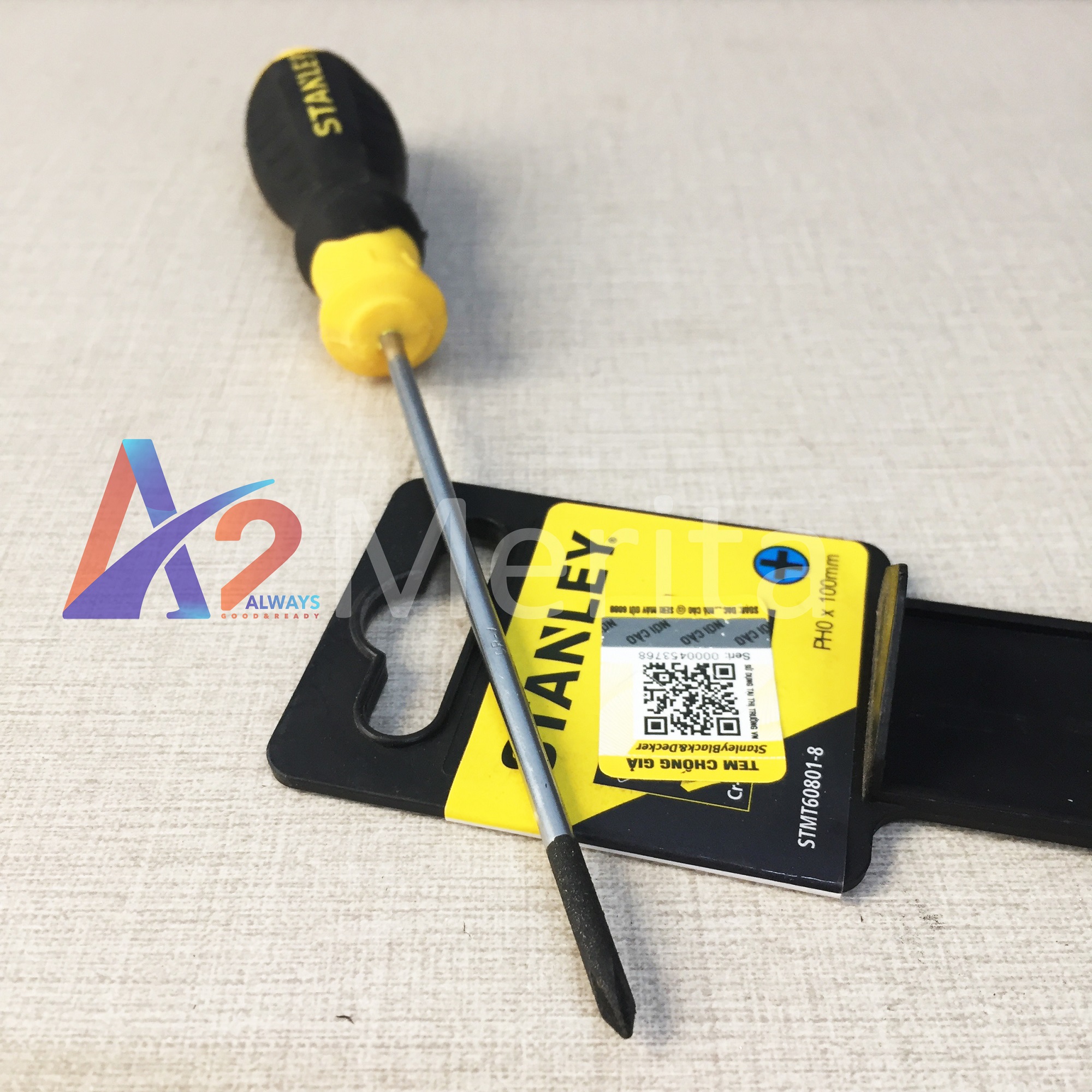 Tua vít bake (+) PH0x100mm có từ Stanley STMT60801-8