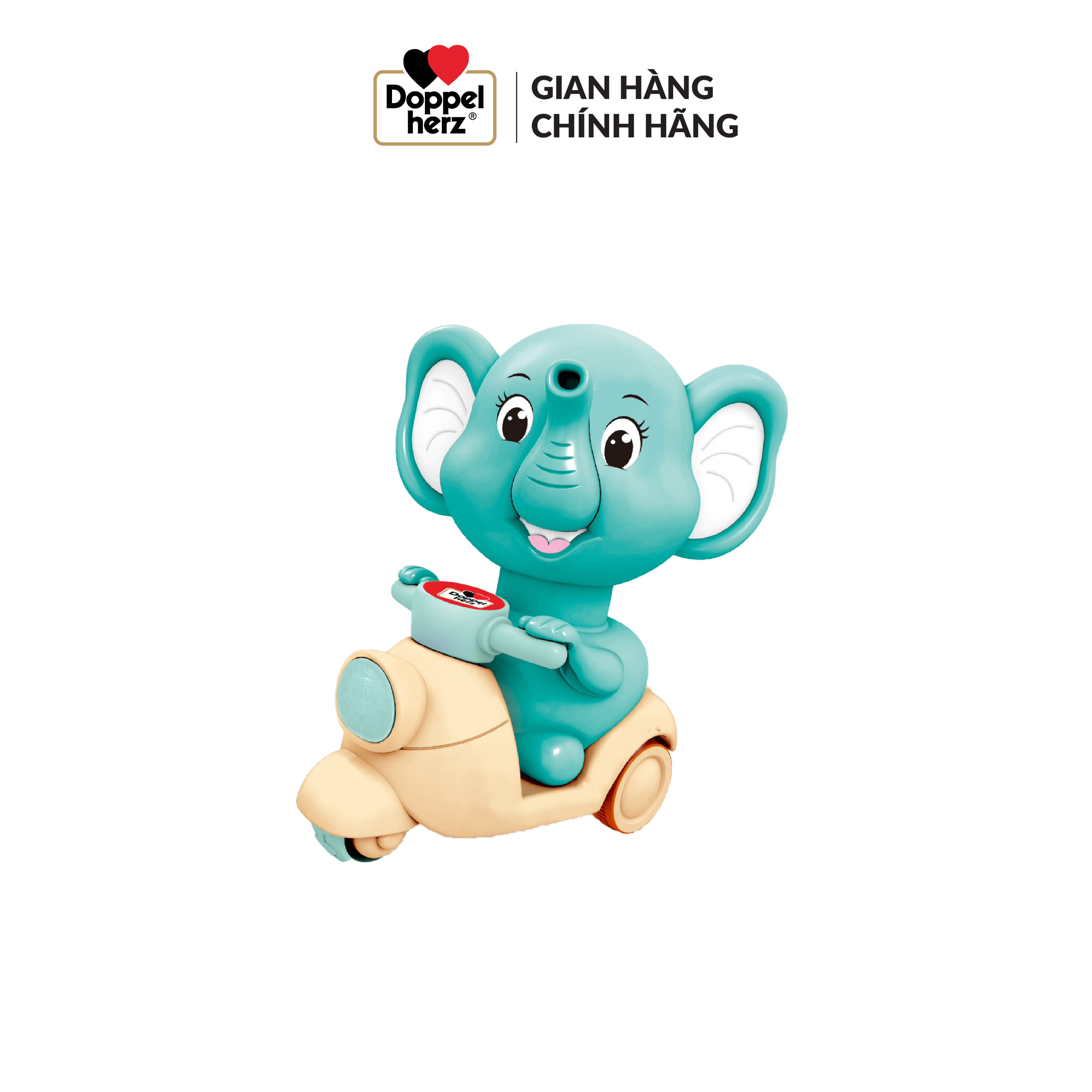 [QUÀ TẶNG KHÔNG BÁN] Xe đồ chơi hình con voi Doppelherz