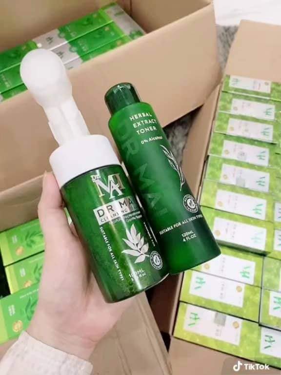 COMBO DR.MAI MIX.SAFRON + SỮA RỬA MẶT+TONNER