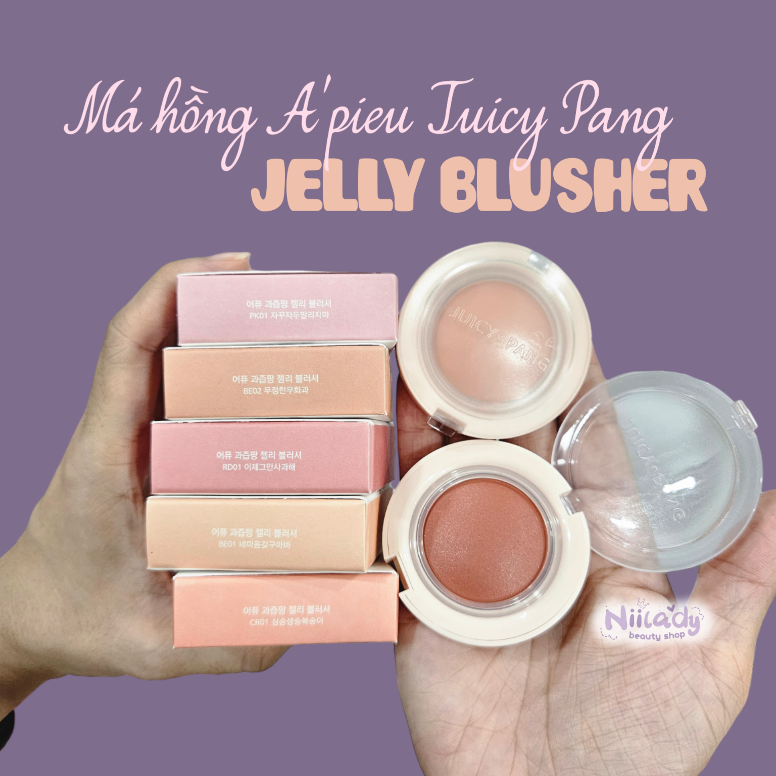 Má hồng a'pieu juicy pang jelly blusher