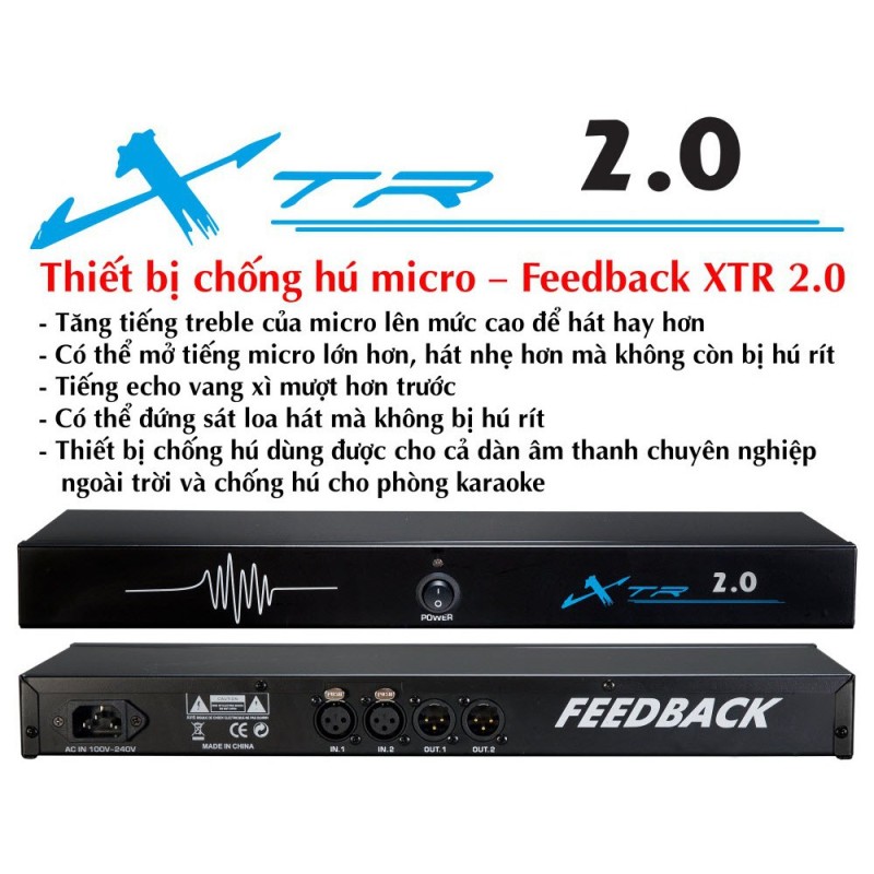 Chống Hú Micro Feedback XTR 2 0 XTR 2 0