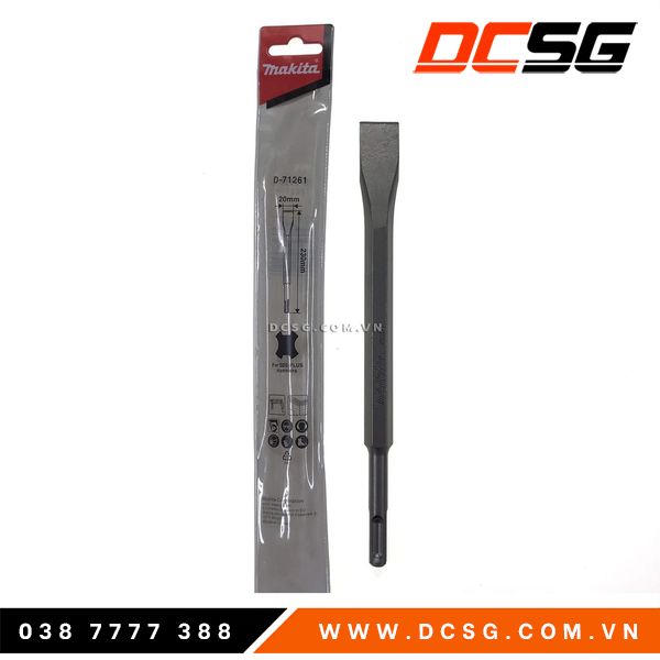 Mũi đục dẹp 20x230mm makita D-71261