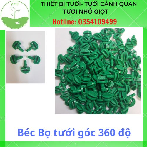 Combo 50 béc bọ tưới góc 360 độ