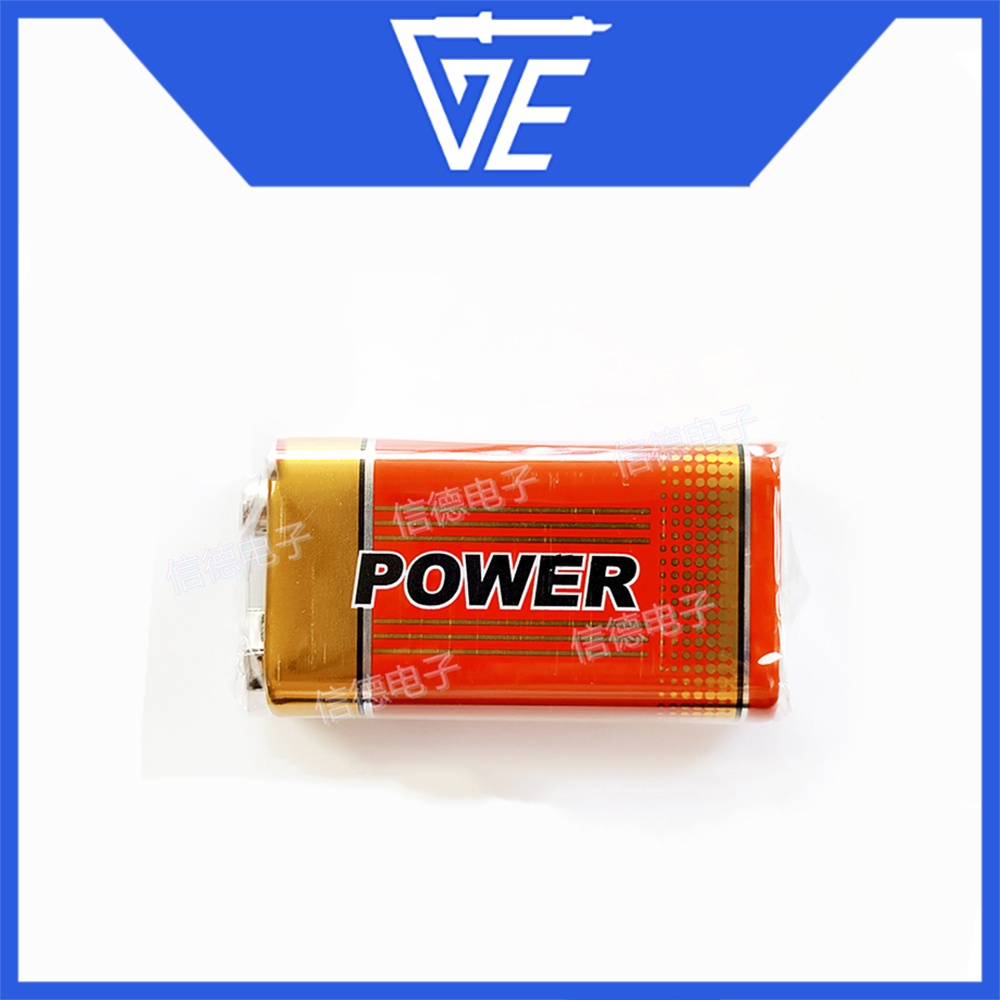 Đầu nối giao diện nút pin 9V / pin 9V / phích cắm nguồn DC có dây chì / nắp pin vuông 9V