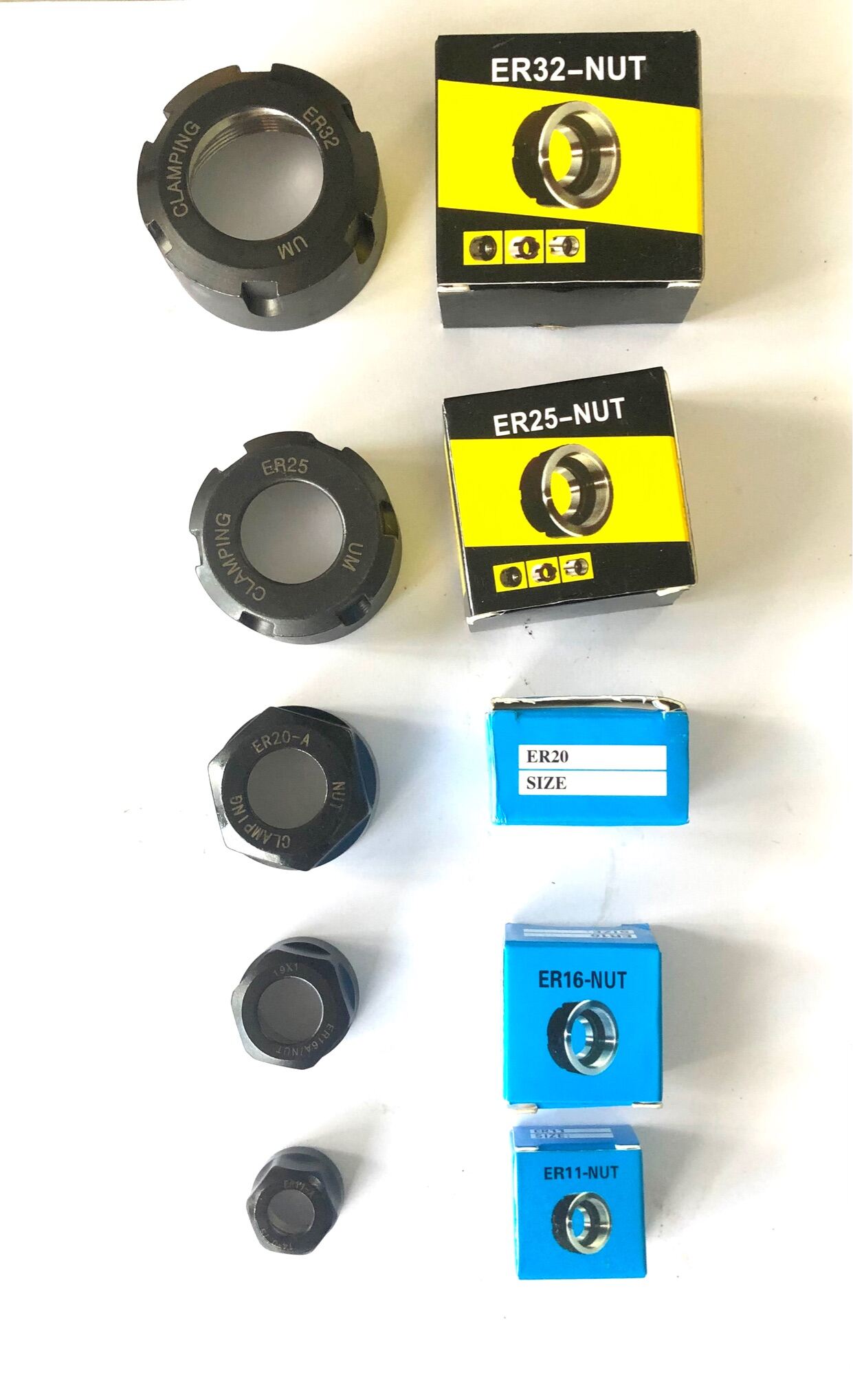Ôm bọc Collet Er11, Er16, Er20, Er25, Er32