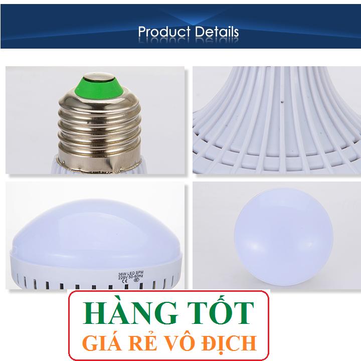 [HCM]Bóng đèn LED UFO nhựa 36w