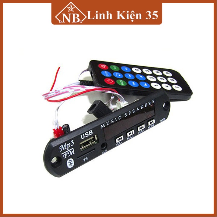 Mạch giải mã MP3 có Bluetooth 7-12VDC kèm remote