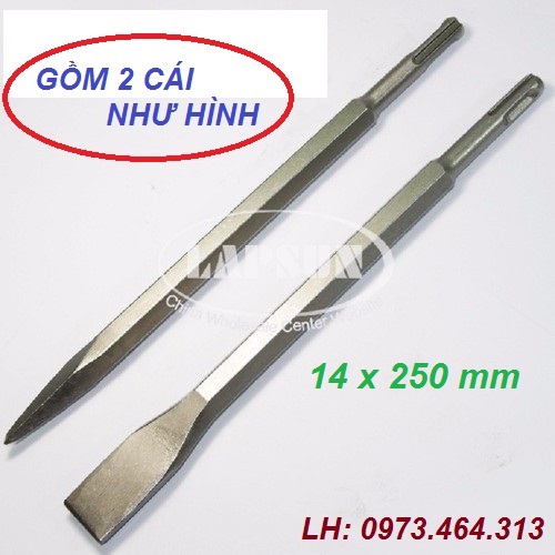 MŨI KHOAN - MŨI ĐỤC BÊ TÔNG 14mm