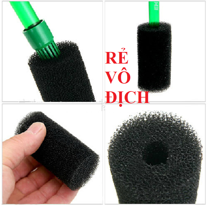 Mút bảo vệ bọc đầu hút máy bơm ngăn tôm, tép