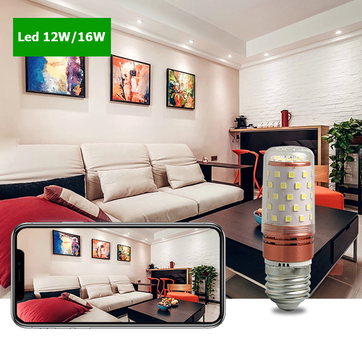 Bóng đèn Led E27 đuôi xoáy E27 công suất 16W