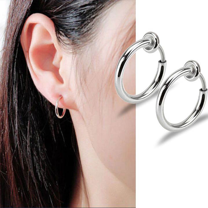 Bông tai không cần bấm lỗ bông tai nữ ngầu rẻ bông tai nữ cute xài nước tốt Người Đẹp Vì Lụa