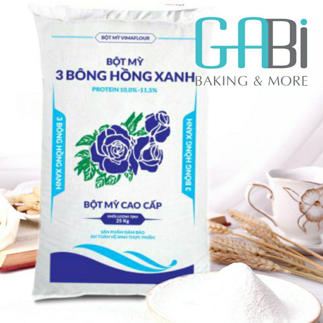 1kg Bột mì 3 bông hồng xanh