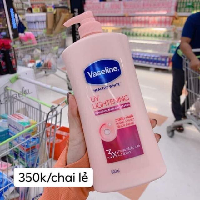 (Mẫu Mới) Sữa dưỡng thể Vaseline 570ml UV Lightening 10x Thái lan