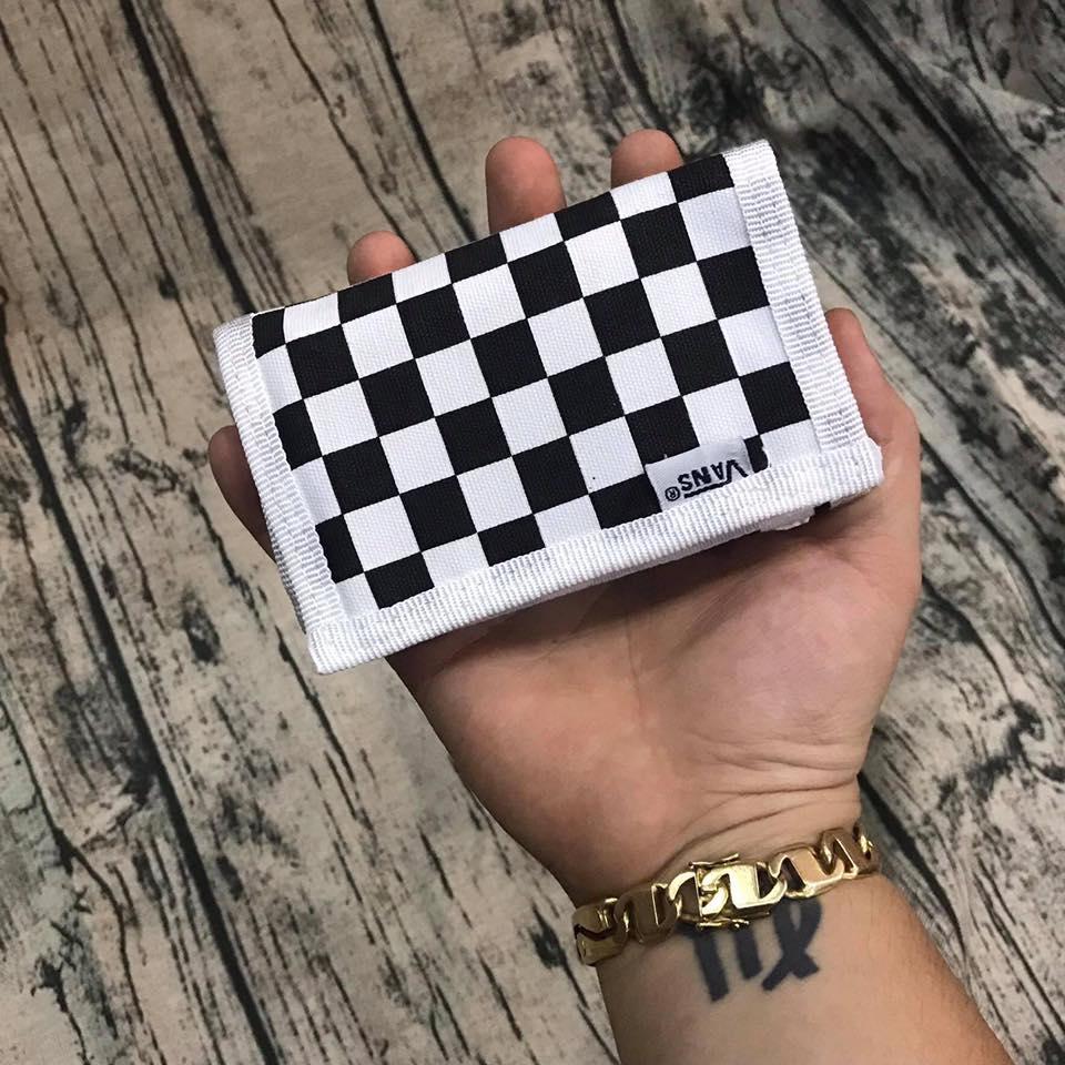 [YoloBoutique] VÍ VANS UNISEX (ĐEN TRẮNG, ĐEN XÁM)