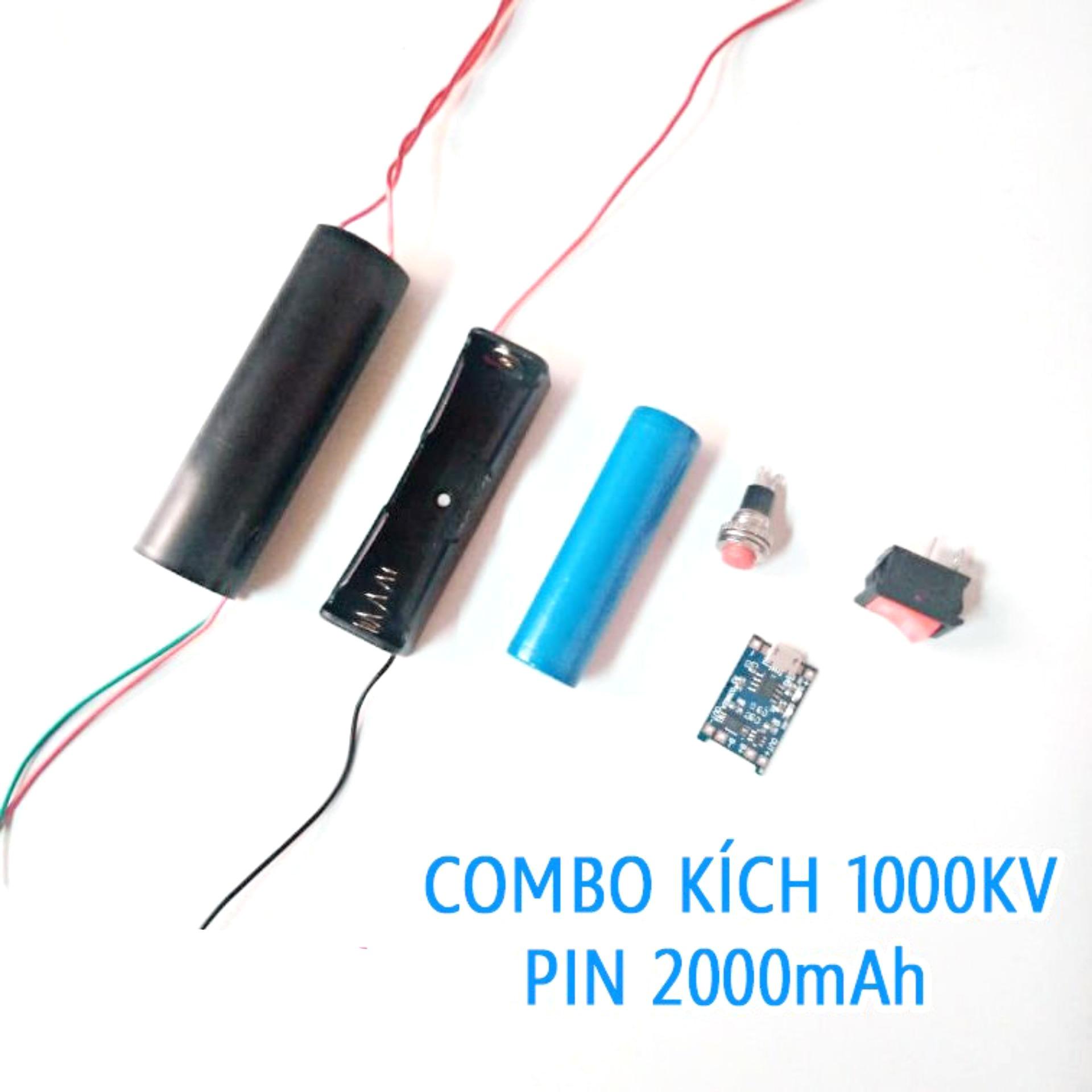 Bộ Kích Điện 1000Kv- Combo Đầy Đủ Pin 2000Mah | Lazada.Vn