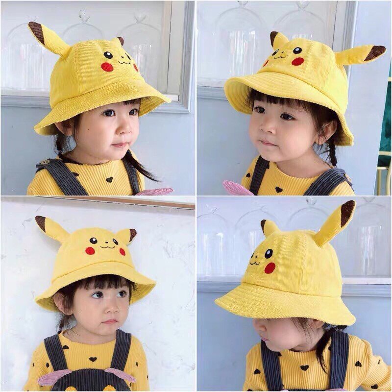 Mũ - Nón vành Pikachu cho bé