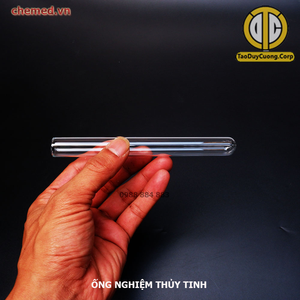 Ống nghiệm thủy tinh, ống thủy tinh chịu nhiệt dùng trong y tế, thí nghiệm