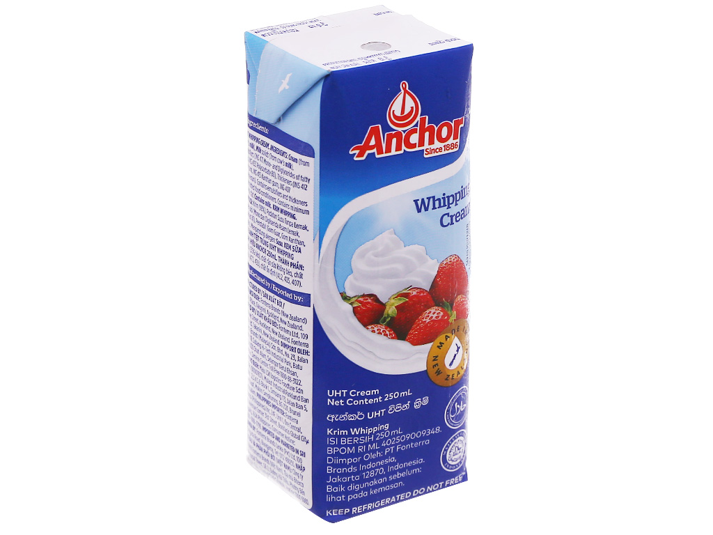 Whipping cream ANCHOR 250ml chỉ giao hỏa tốc