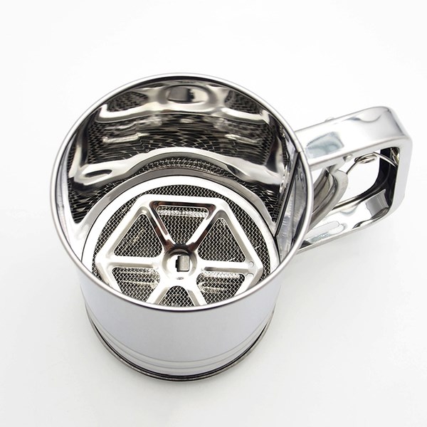Cốc rây bột inox 11cm