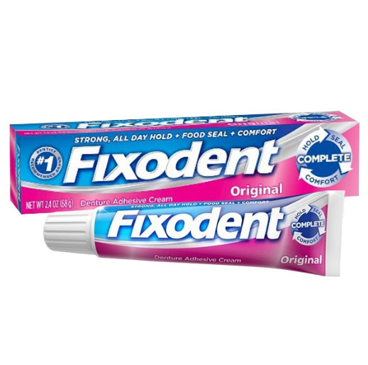 Keo dán răng giả Fixodent 68g