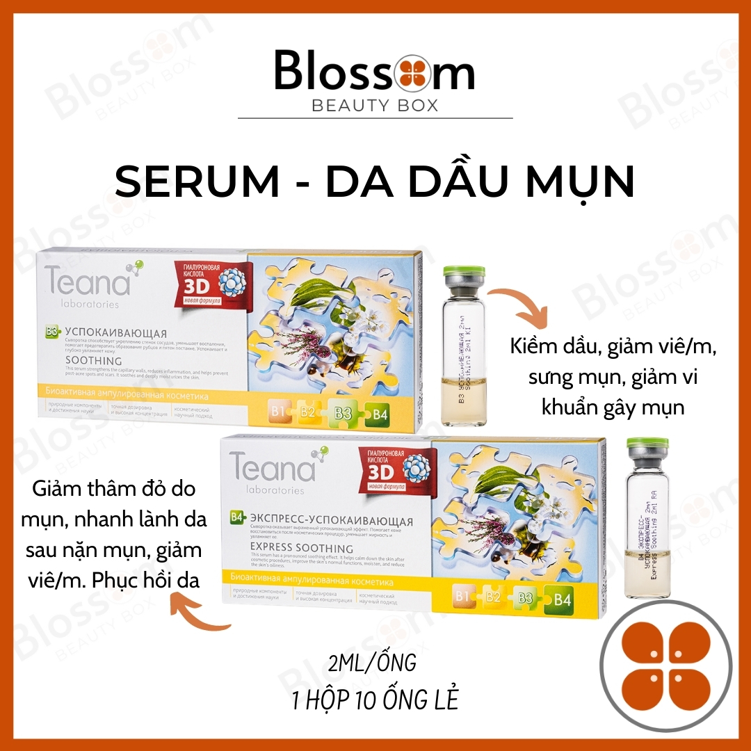 SERUM giảm dầu mụn B3, B4 TEANA 20ML