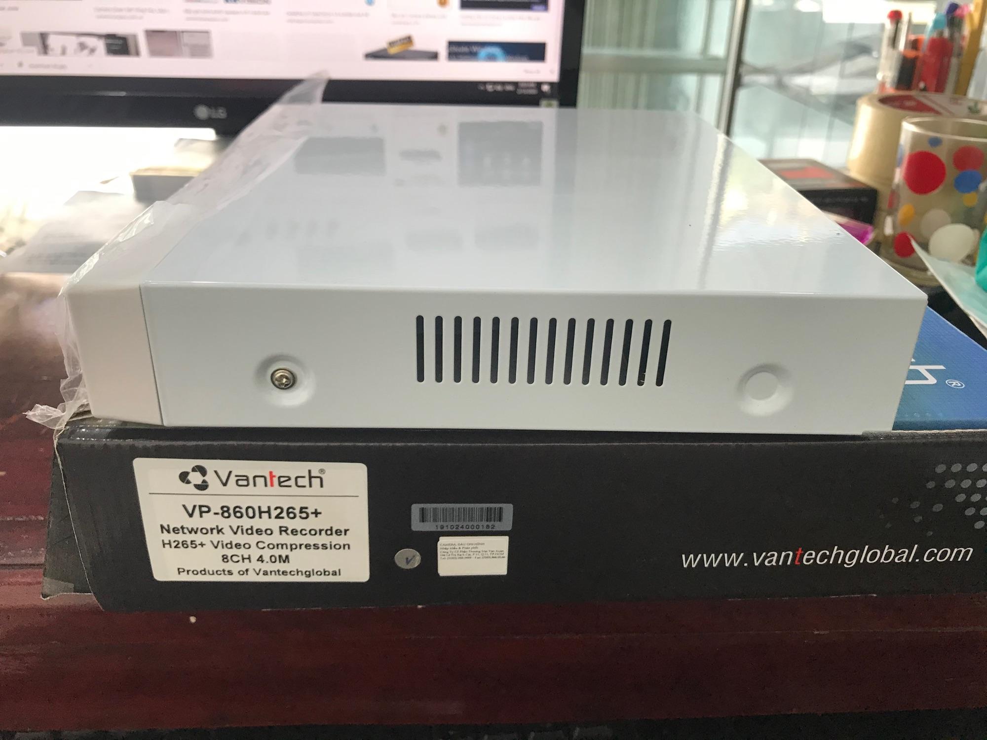 Đầu ghi hình IP 8 kênh Vantech VP-860H265+