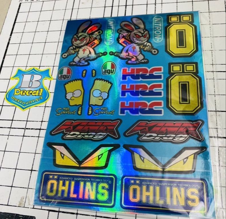 Tem logo sticker Crom thỏ