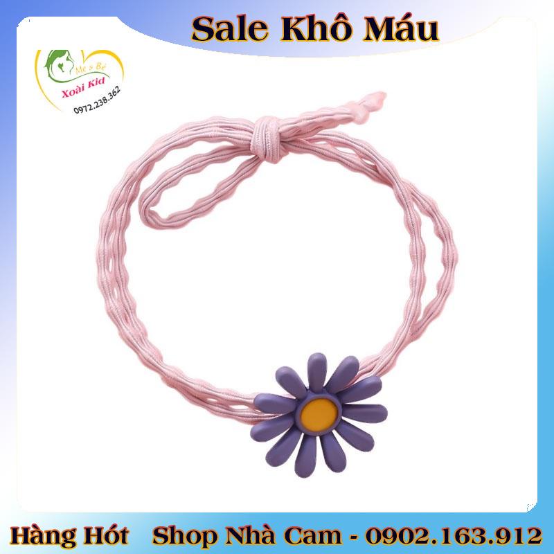 [auth] Dây Buộc Tóc, Cột Tóc Hình Hoa Cúc Cực Xinh Đẹp [Hot]