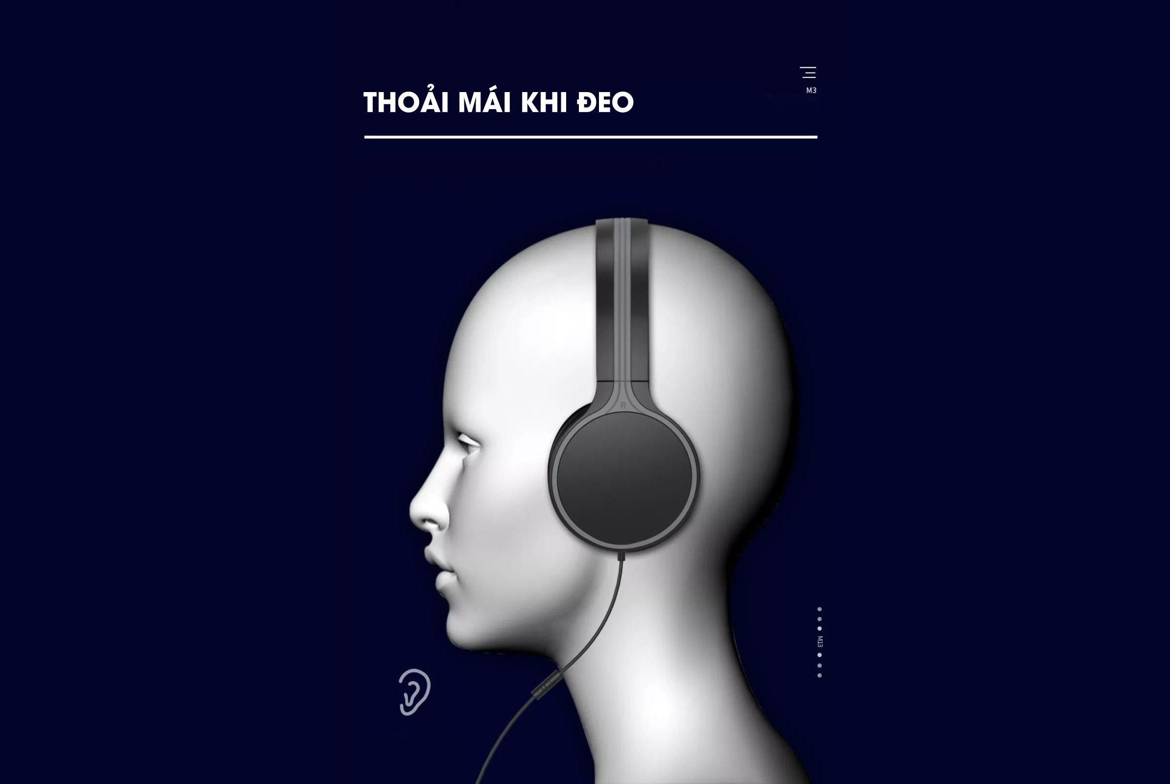 Tai nghe chụp tai Remax WK M3