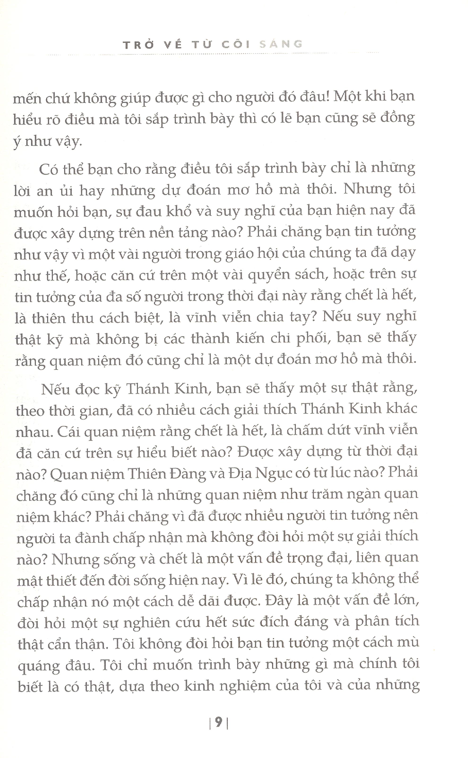 Trở Về Từ Cõi Sáng