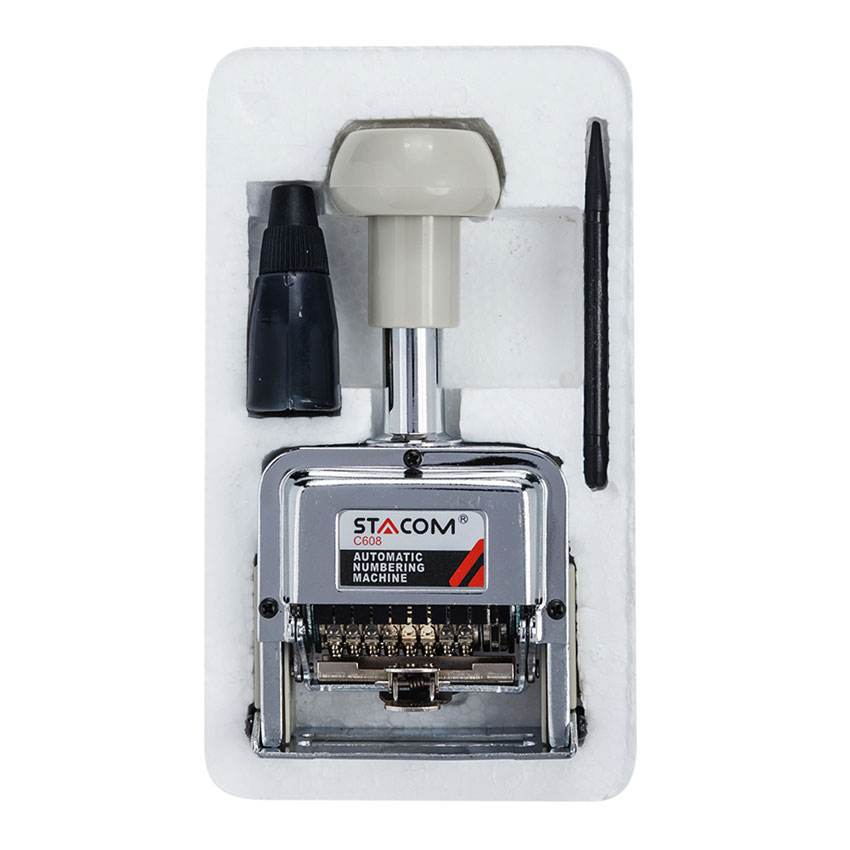 Máy đóng số nhảy tự động Stacom C606 6 số Automatic Numbering Machine