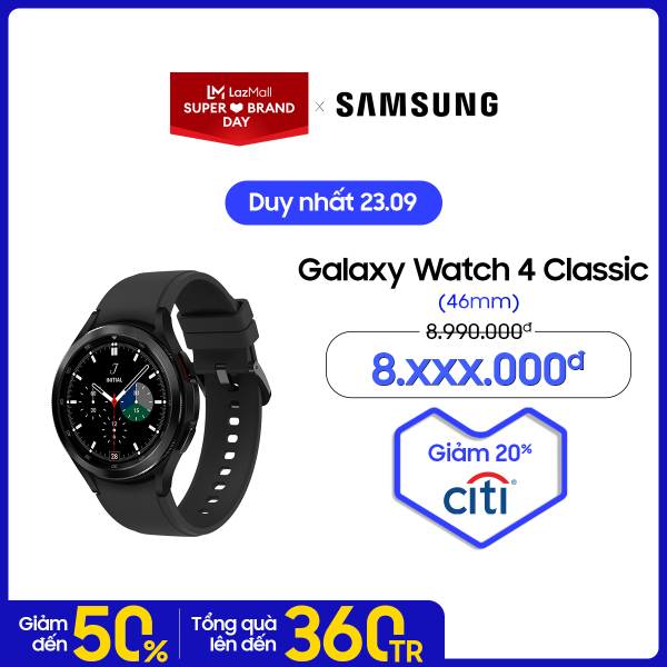Đồng hồ thông minh Samsung Watch 4 Classic 42mm/46mm - Hàng chính hãng