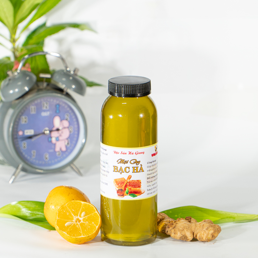 Mật Ong Hoa Bạc Hà  chai 500 ml VALOMEE