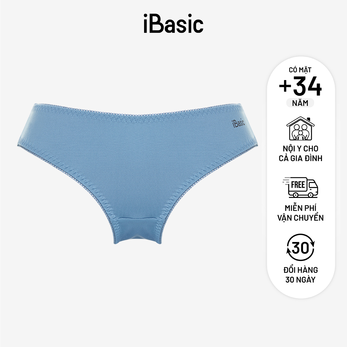 Quần lót nữ iBasic thun bikini PANW130