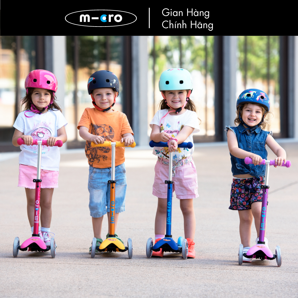 XE TRƯỢT SCOOTER MICRO MINI DELUXE LED MINILINO (PHIÊN BẢN BÁNH XE ĐÈN LED KÈM BUDDY)