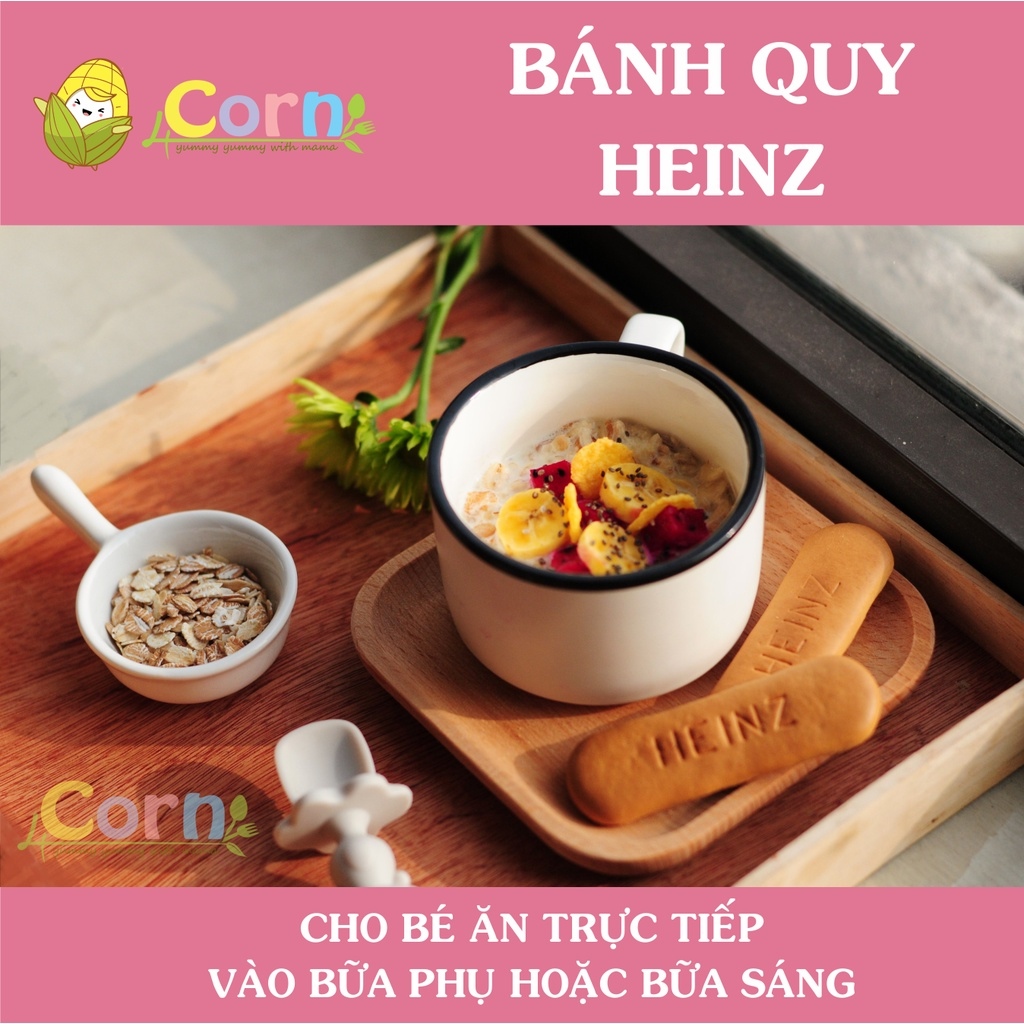 №▩﹊ Bánh quy ăn dặm Heinz - Cho bé 7m