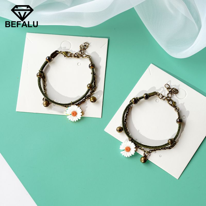 Vòng Tay May Mắn Nữ Hoa Cúc VT09 BEFALU