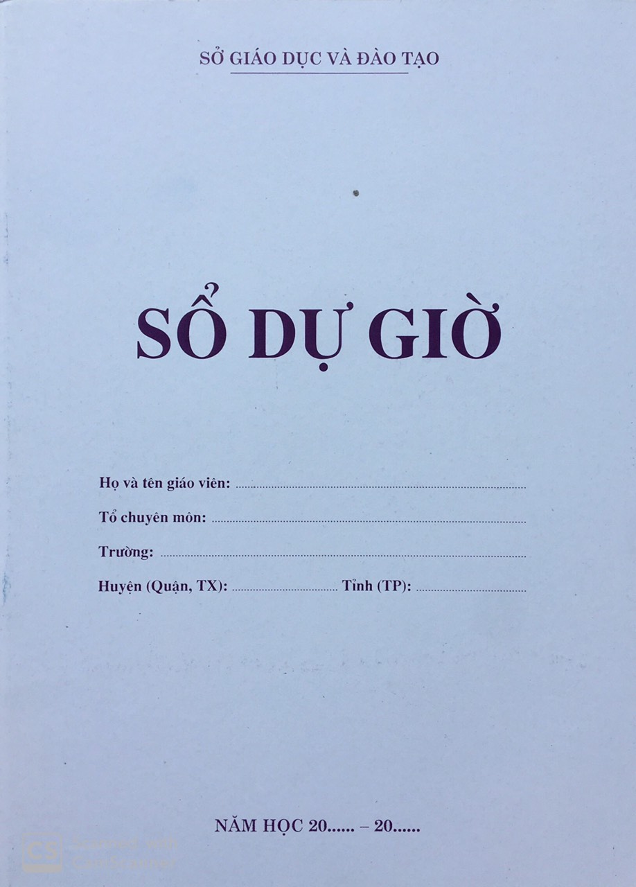 Sổ dự giờ trung học cơ sở và trung học phổ thông