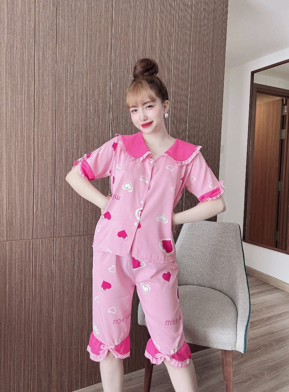[HCM]Đồ lụa 100D Cao Cấp Kiểu Dáng Cực Xinh - Mẫu mặc sản phẩm thật