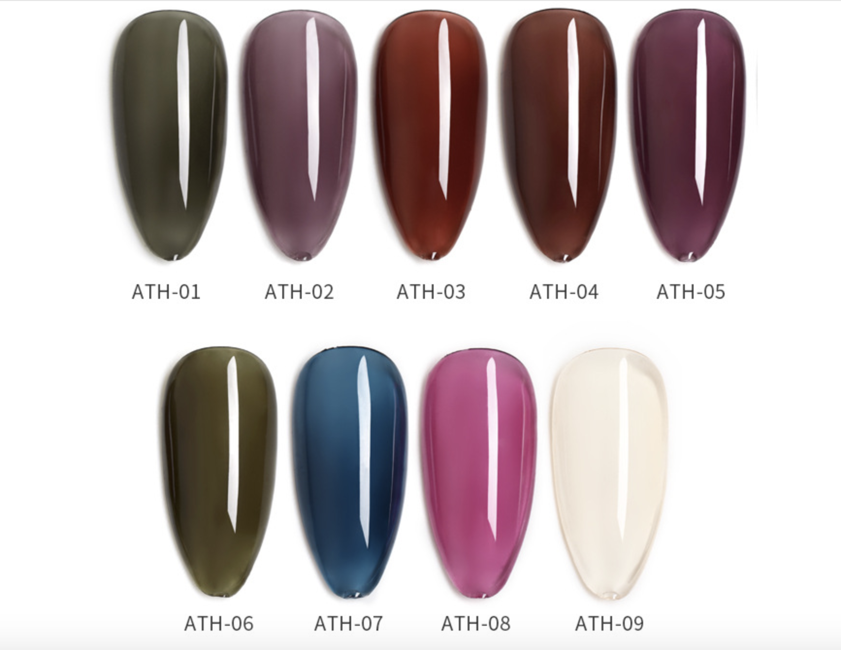Sơn Gel Thạch AS Chai Đỏ Mã ATH 15ml