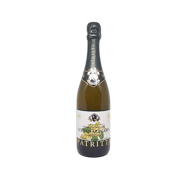 Date 12/27 Patritti 750ml Pure Carbonated Green Grape Juice from Australia