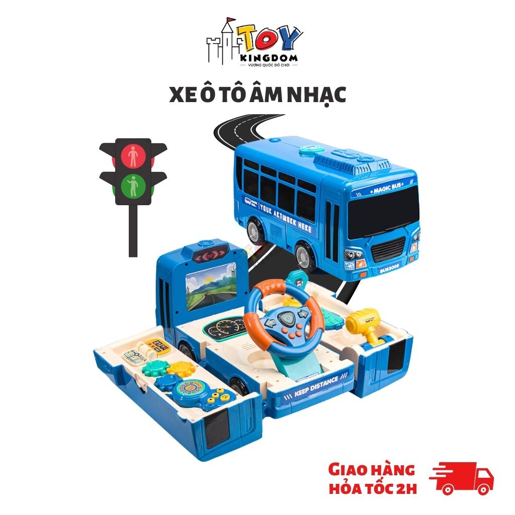 Đồ Chơi Ô Tô Xe Bus Âm Nhạc Cho Bé