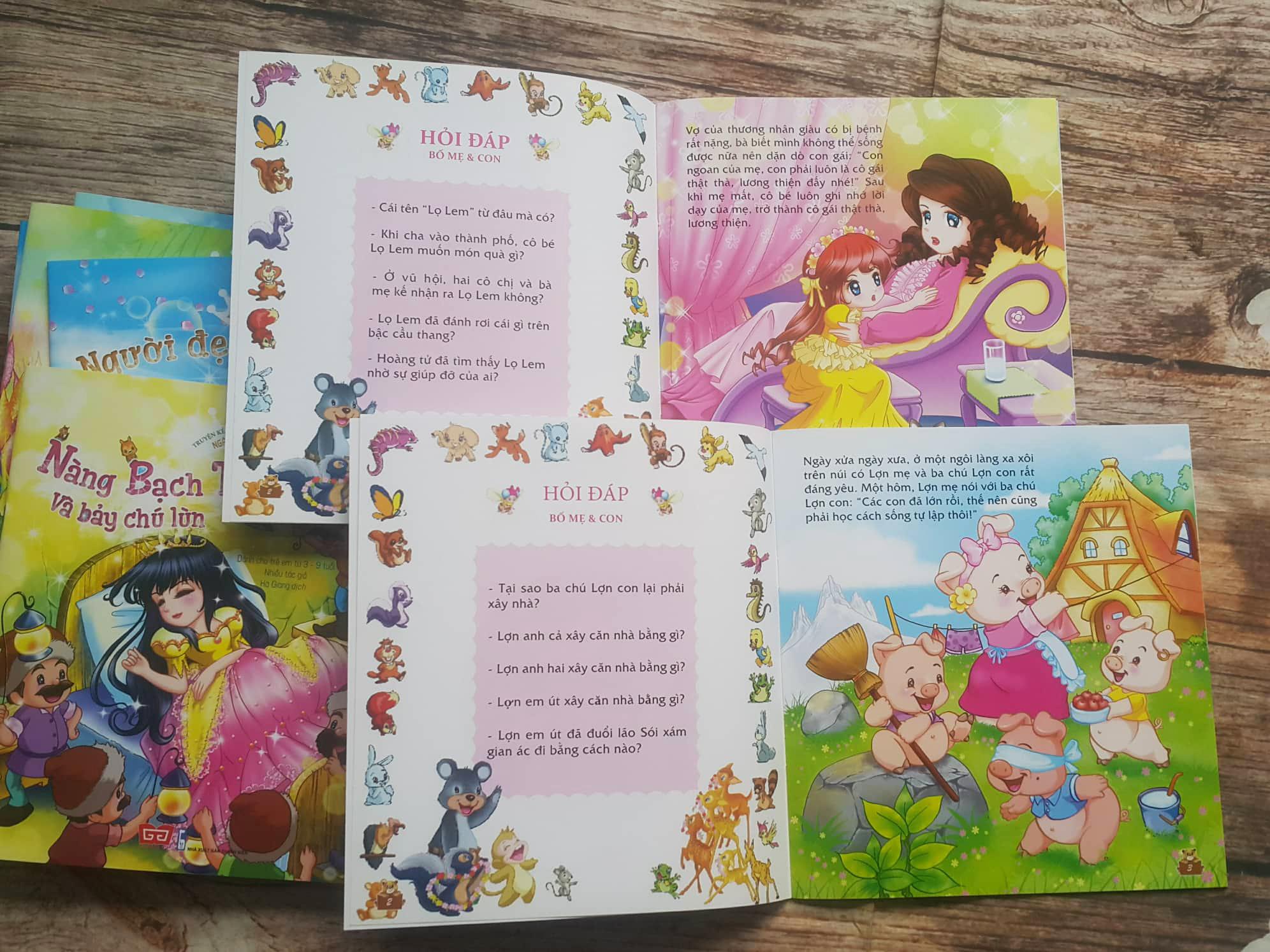 Sách - Combo Truyện Kể Cho Bé Trước Giờ Đi Ngủ - Ngày Xửa Ngày Xưa