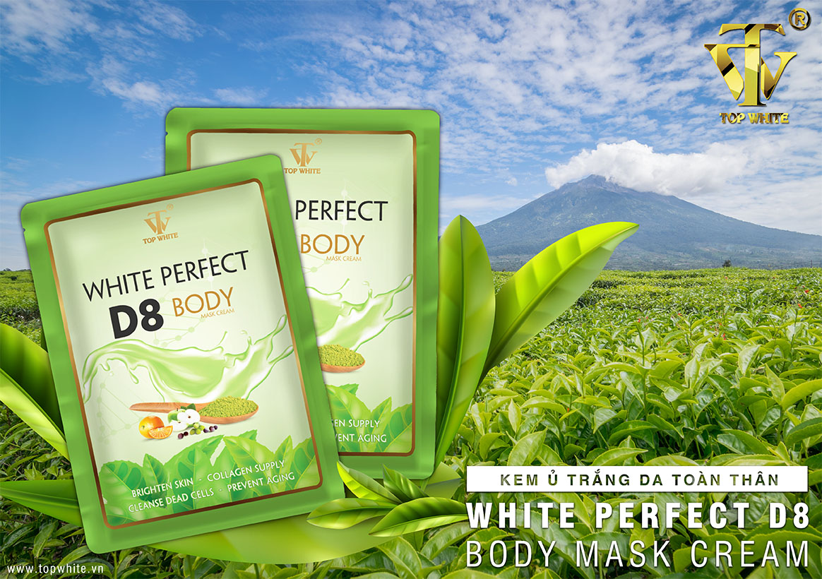 Kem Ủ White Perfect Body Topwhite D8 tắm trắng da