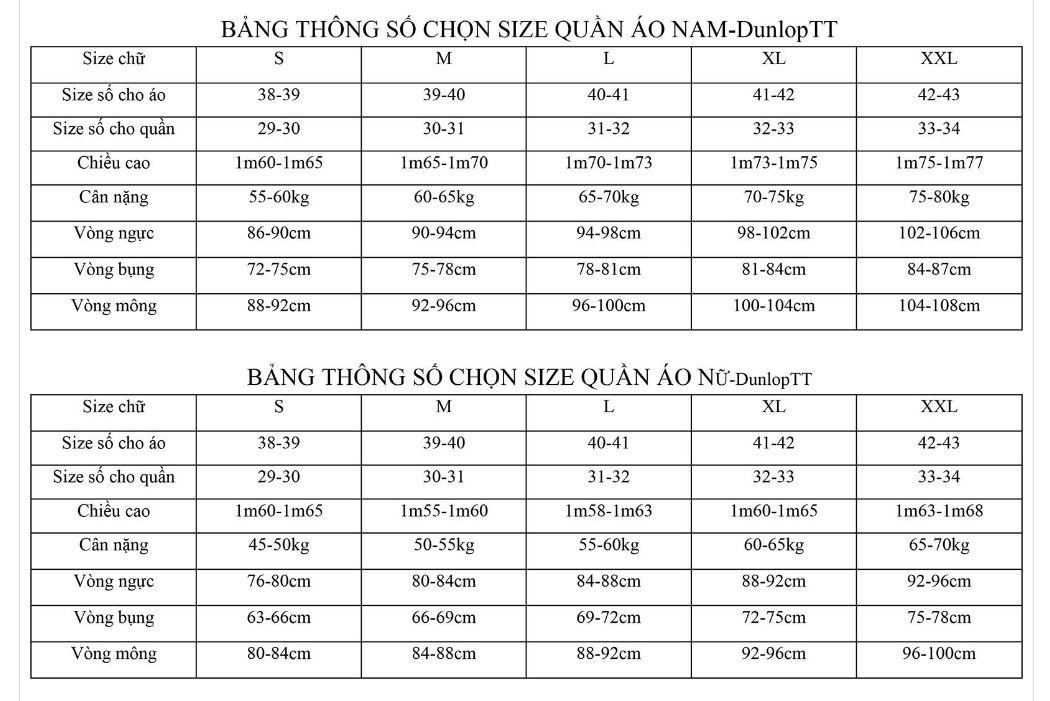 Áo Tennis Nam Dunlop DATES9069