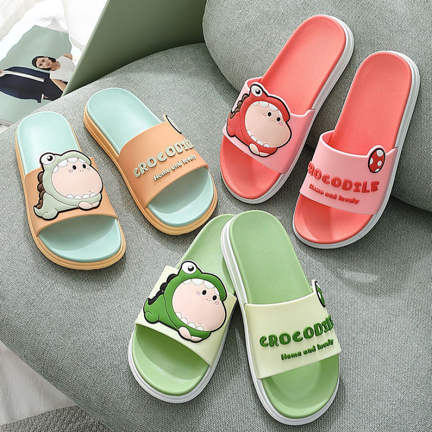 Dép Quai Ngang Cá Sấu Croco Unisex Cao Su Siêu Mềm Xinh Xắn giá rẻ