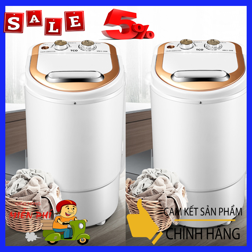 Máy giặt mini TCO XPB12 giặt đồ cho bé, tia UV khử khuẩn - Bảo hành 1 năm