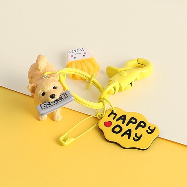 [HCM][SIÊU DỄ THƯƠNG]Móc khóa chó cute đeo cặp táp