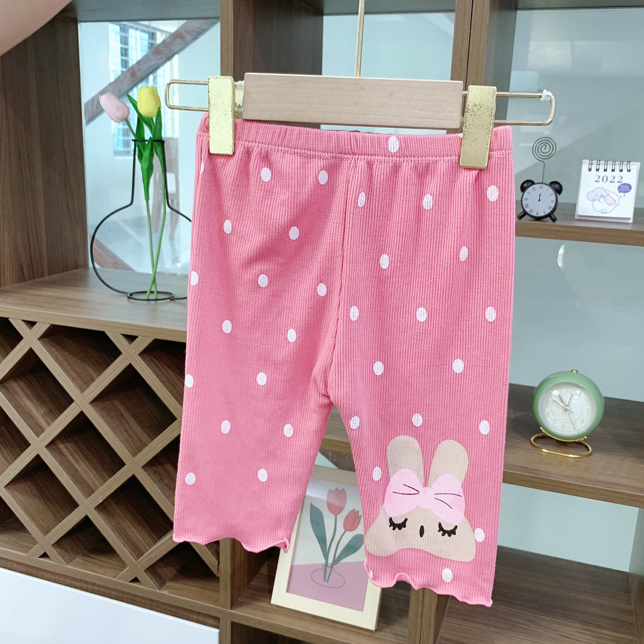 Q01N - quần legging lửng bé gái 8-18kg